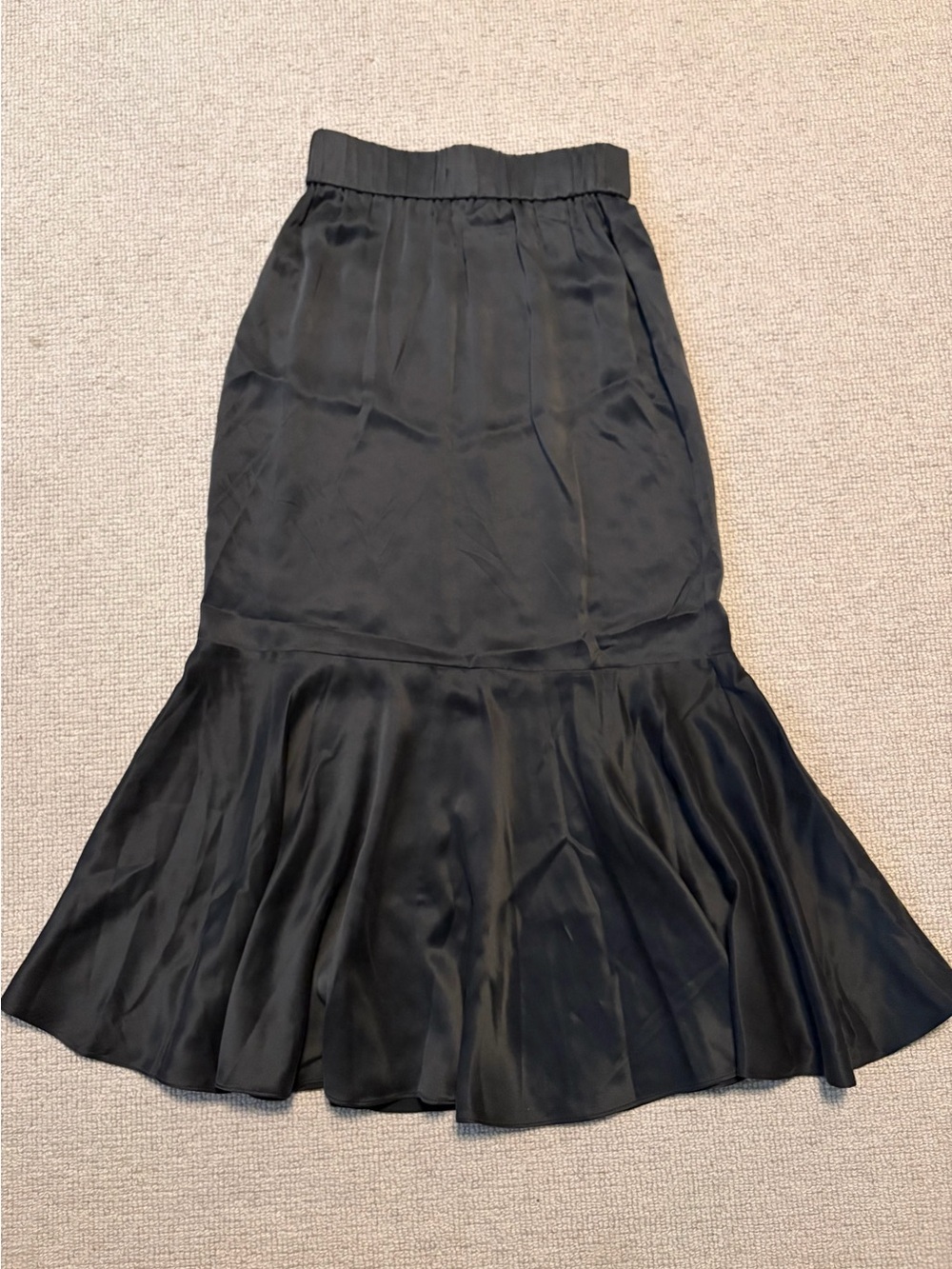 H&M 100% Silk Mermaid-Style Midi Skirt (Size 2) - NWT